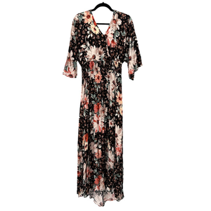 Oddy Floral Dress New with Tags Stretch Waist‎ Size Medium